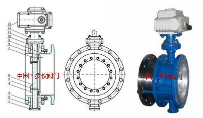 電動伸縮蝶閥結(jié)構圖